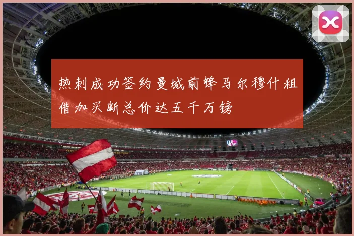 热刺成功签约曼城前锋马尔穆什租借加买断总价达五千万镑
